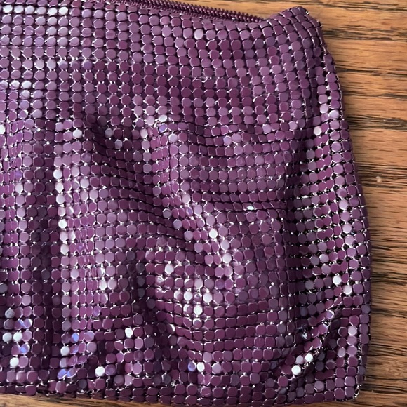 Henri Bendel RARE Vintage Shiny Mesh Clutch Bag - Picture 7 of 7